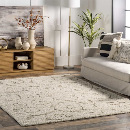Nuloom Maisha Contemporary Shag Area Rug 10ft x 14ft OZSG06A-10014